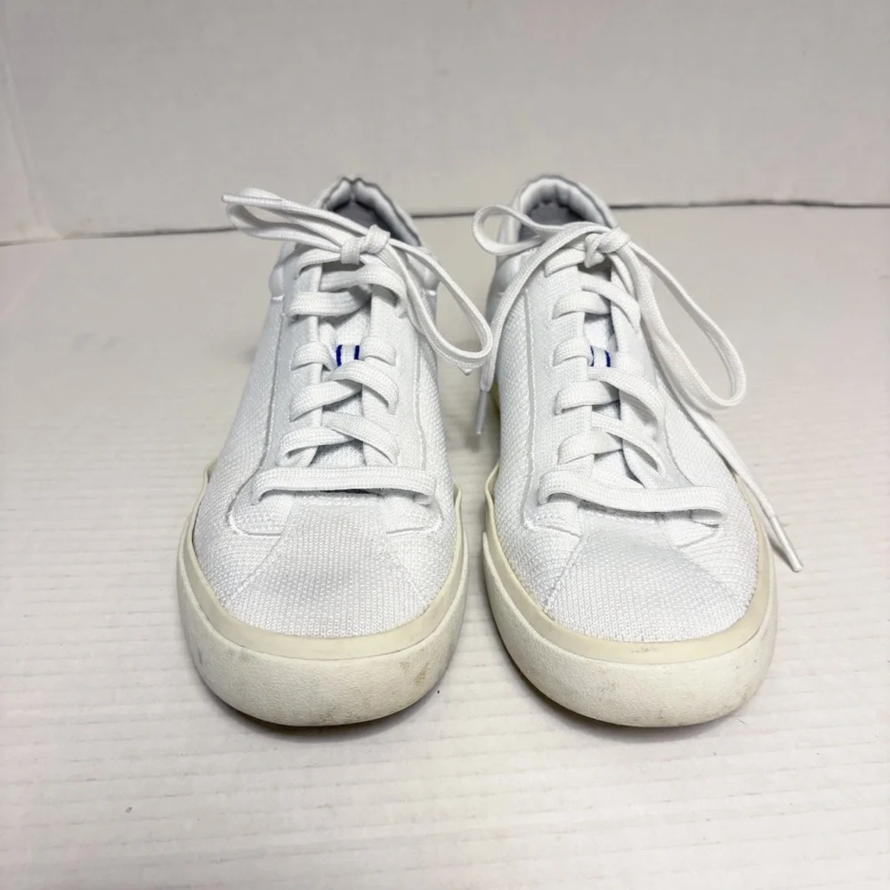 Rothy’s The Lace Up Sneaker in Bright White - Picture 10 of 15